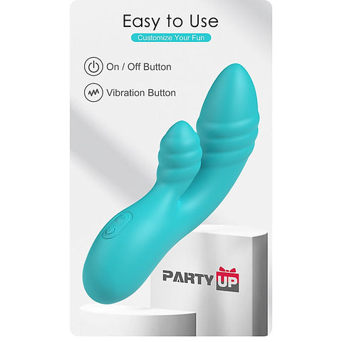DALIDA USB Rechargeable Rabbit Vibrator by Party Up