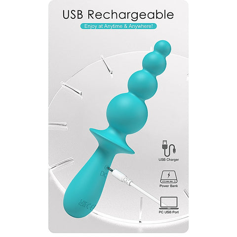 EVAJANE USB Rechargeable Beaded Vibrator by Party Up