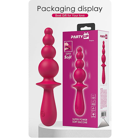 EVAJANE USB Rechargeable Beaded Vibrator by Party Up