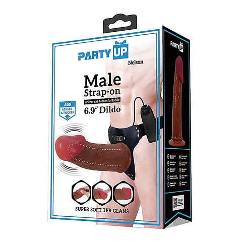Nelson Vibrating Hollow Strap-On by Party Up