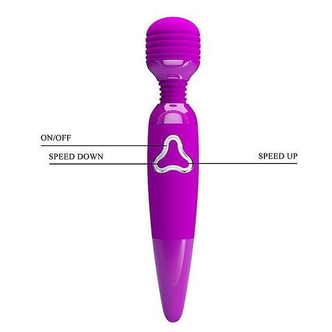 BRUCE USB Rechargeable Body Wand Massager by Party Up