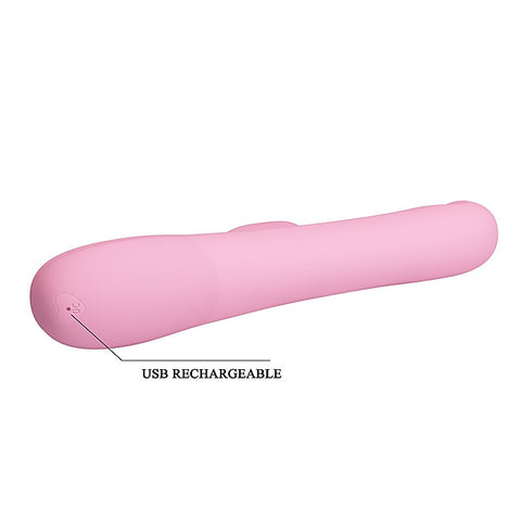 DEAN Wavy Rechargeable Rotating Rabbit Vibrator by Party Up