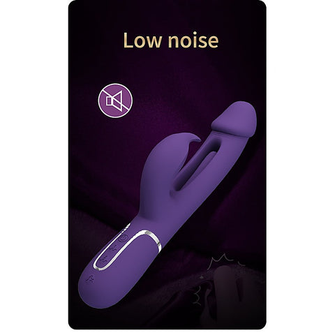 DAVID Swinging Rechargeable Rabbit Vibrator by Party Up