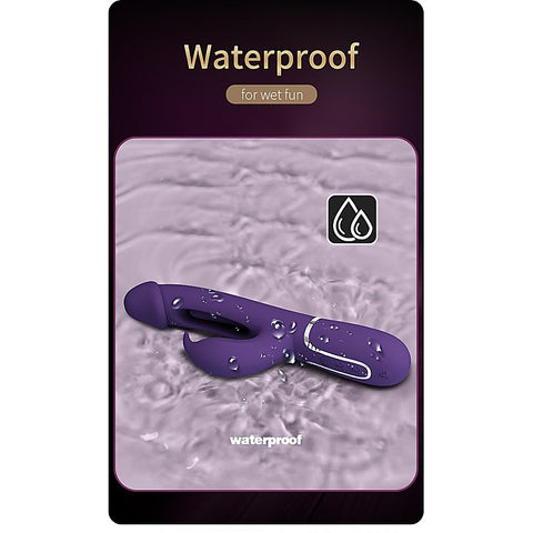 DAVID Swinging Rechargeable Rabbit Vibrator by Party Up
