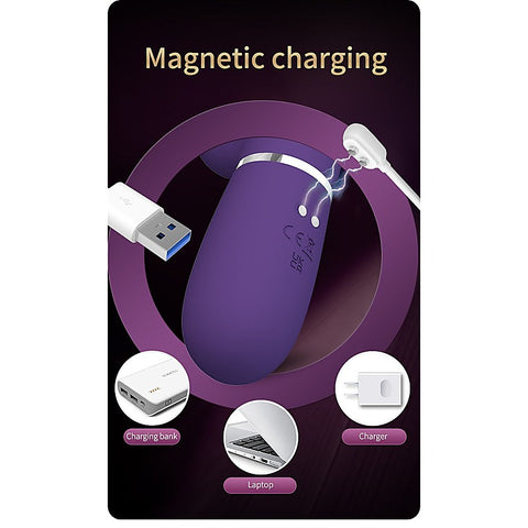 DAVID Swinging Rechargeable Rabbit Vibrator by Party Up
