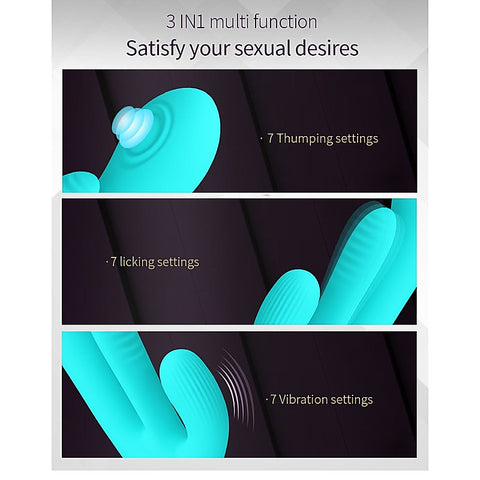 ANDY Multi Function Rabbit Vibrator by Party Up