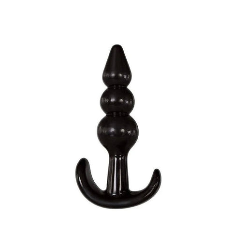 4 Piece Anal Plugs Kit Black by Adam & Eve