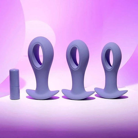 HOLE PUNCH Butt Plugs with Bullet Vibrator by Evolved