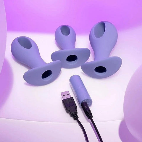 HOLE PUNCH Butt Plugs with Bullet Vibrator by Evolved