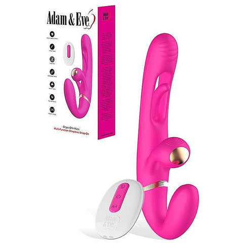 ORGAZ-OHH-MATIC Strapless Strap-On with Remote by Adam & Eve