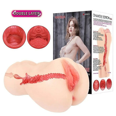 Vanilla Onahole 004 Dual Layer Vagina Stroker by Kokos