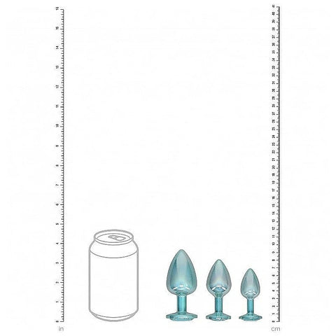 OUCH! Paris Collection Metallic Butt Plugs by Shots Toys