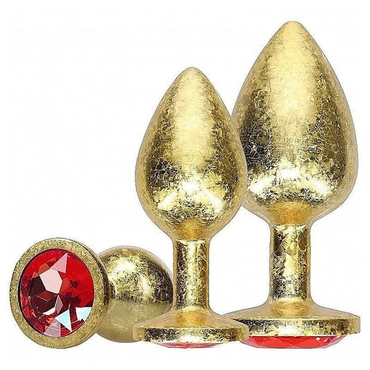 Milan Collection Metallic Butt Plugs by Shots Toys