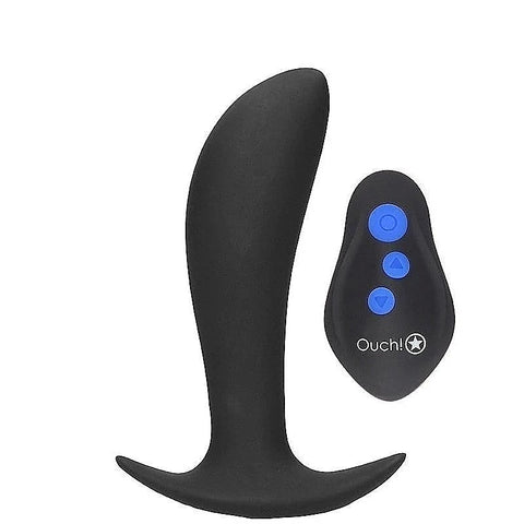 OUCH! e-Stim & Vibrating Butt Plug by Shots Toys
