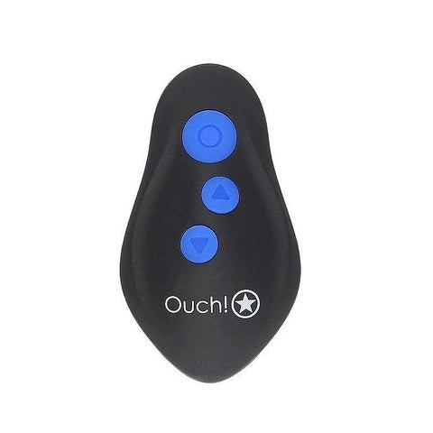 OUCH! e-Stim & Vibrating Butt Plug by Shots Toys