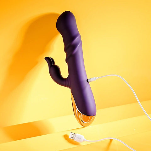 Bunny Punch Twirling Rabbit Vibrator by Evolved