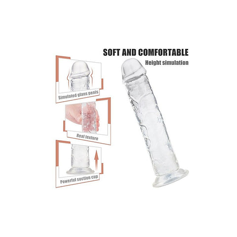 Lester Soft Realistic Dong Clear by S-Hande