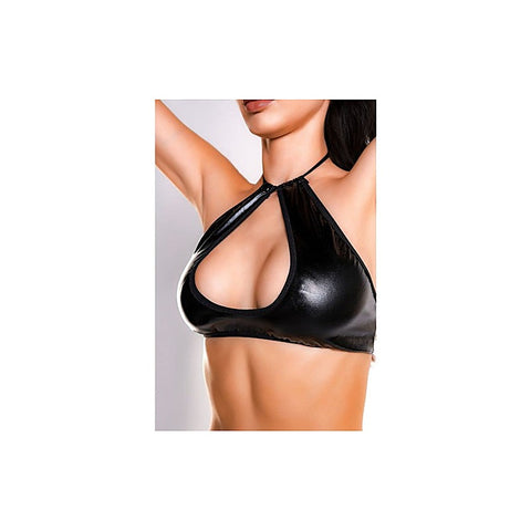 Glossy Brianna Sexy Women's Wetlook Lingerie Set by ToyFa