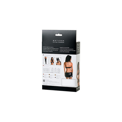 Glossy Brianna Sexy Women's Wetlook Lingerie Set by ToyFa