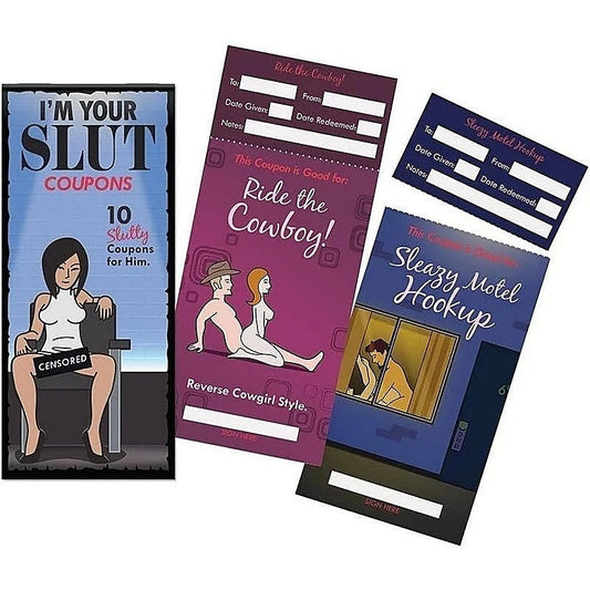 I'm Your Slut Coupons by Kheper Games