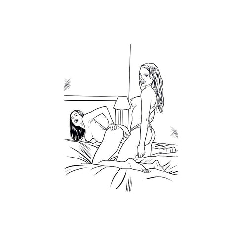 The Lesbian Porn Colouring Book by Wood Rocket