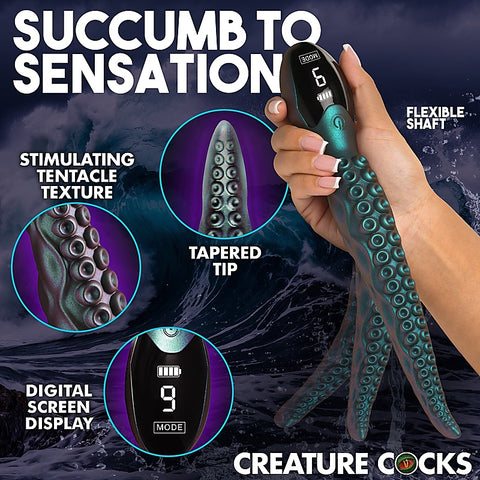 Tentavibe Silicone Vibrator by Creature Cocks