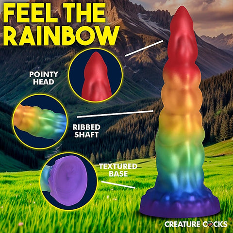 Magic Rider Unicorn Silicone Dildo by XR Brands