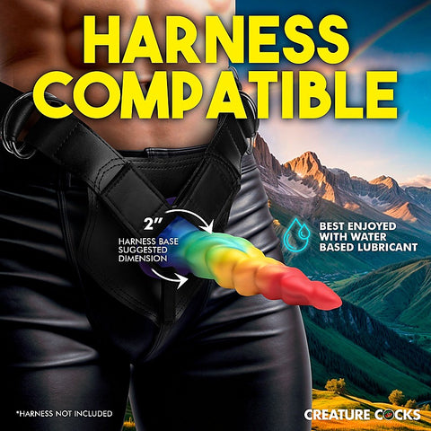 Magic Rider Unicorn Silicone Dildo by XR Brands