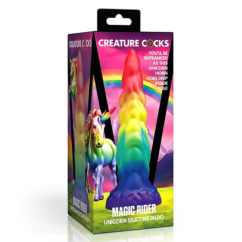 Magic Rider Unicorn Silicone Dildo by XR Brands