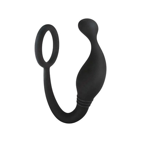 Excellent Power Prostate Plug with Cock Ring