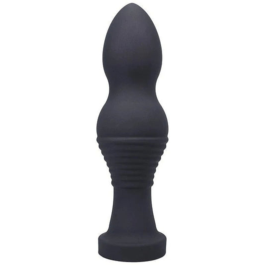 Piggy Anal Plug Black by Tantus