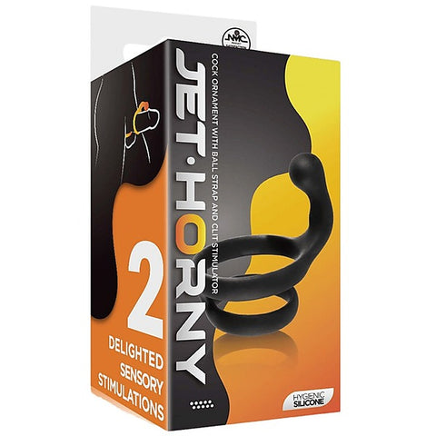 Excellent Power Cock Ring with Clitoral Stimulator