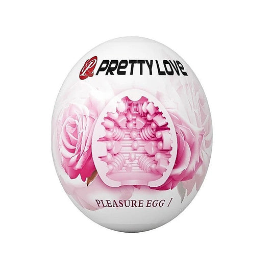 Pretty Love Pleasure Egg Ribbed Textured Male Masturbator