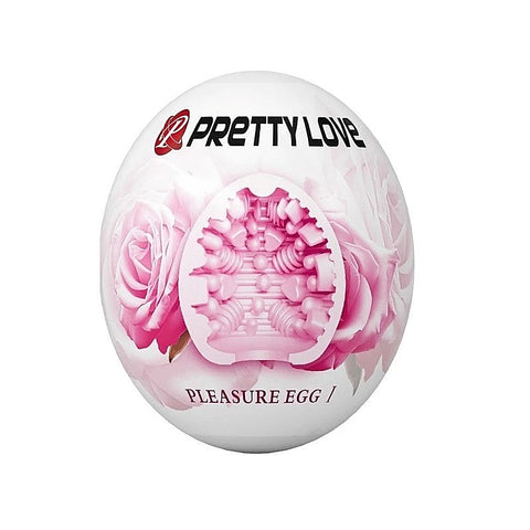 Pretty Love Pleasure Egg Ribbed Textured Male Masturbator