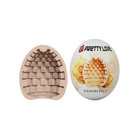 Pretty Love Pleasure Egg Ribbed Textured Male Masturbator