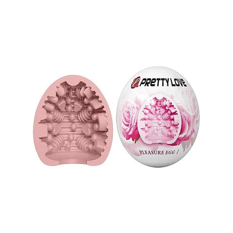 Pretty Love Pleasure Egg Ribbed Textured Male Masturbator