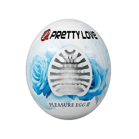 Pretty Love Pleasure Egg Ribbed Textured Male Masturbator