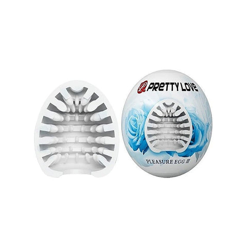 Pretty Love Pleasure Egg Ribbed Textured Male Masturbator