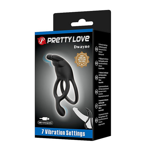 Rechargeable Seth Cock Ring by Baile