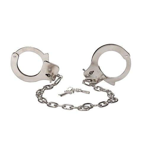BDSM Play Chrome Hand Cuffs by California Exotics