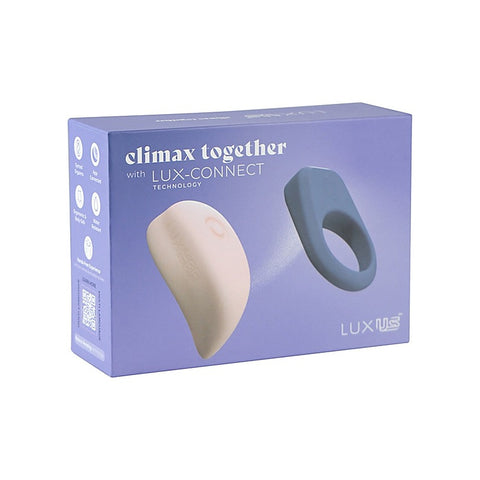 LUXUS Climax Together Vibrating Cock Ring by Kiiroo
