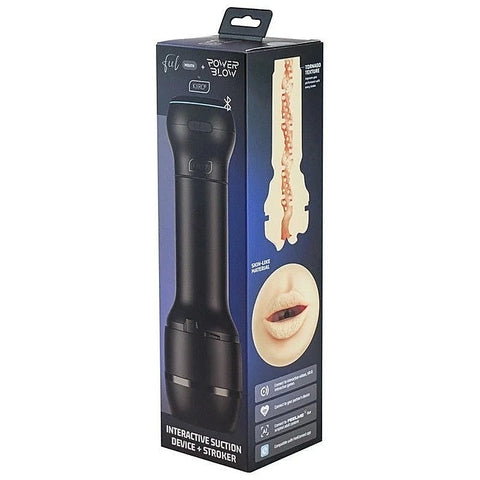 PowerBlow and Feel Mouth Stroker Combo Set by Kiiroo