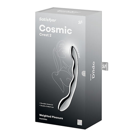Cosmic Crest 2 Solid Metal Dildo by Satisfyer