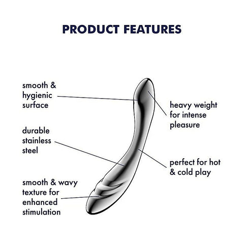 Pure Gravity 3 Metal Dildo by Satisfyer