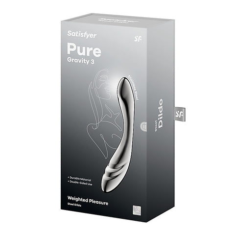 Pure Gravity 3 Metal Dildo by Satisfyer