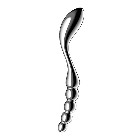 Star Force 1 Curved Metal Dildo by Satisfyer