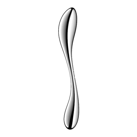 Star Force 3 Heavy Weighted Metal Dildo by Satisfyer