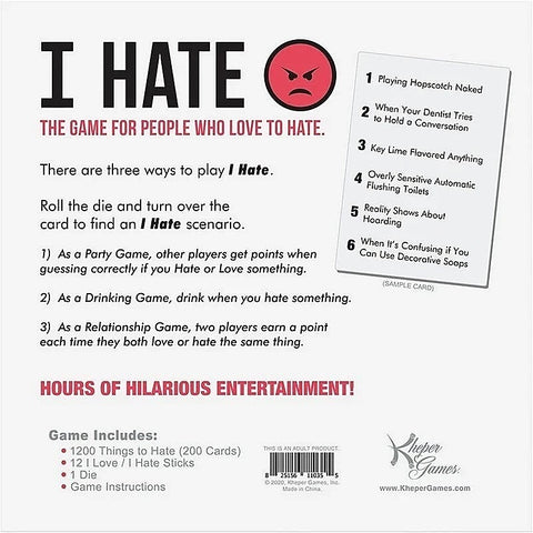I Hate Game by Kheper Games