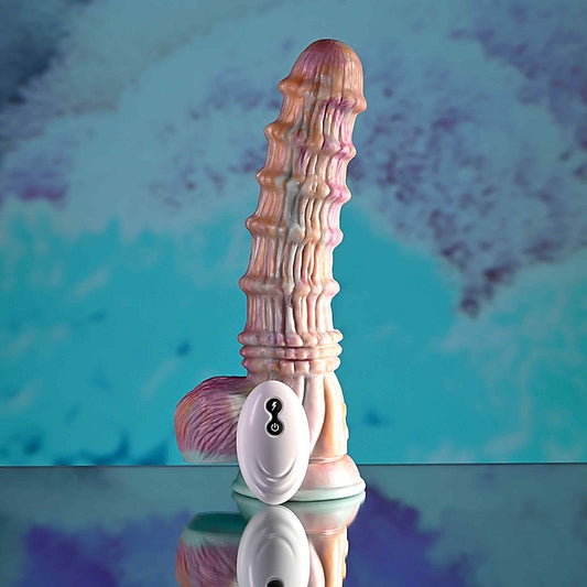 FANTASY Vibrating Dildo with Remote by Evolved