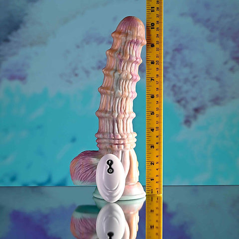 FANTASY Vibrating Dildo with Remote by Evolved